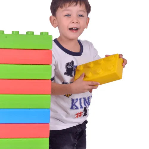 Happy Building Blocks 45 Pcs | Kids Large Jumbo Construction STEM Toy Set