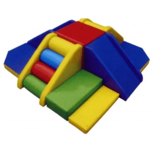 Soft Play Multi-Coloured Activity Unit | Kids Foam Play Set 11 Pcs