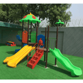 Kids Outdoor Slide Unit | Fiberglass Playground Climbing & Sliding Set