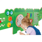 Large Crocodile Activity Wall Panels | Kids Montessori Fine Motor Skills Wall Toy