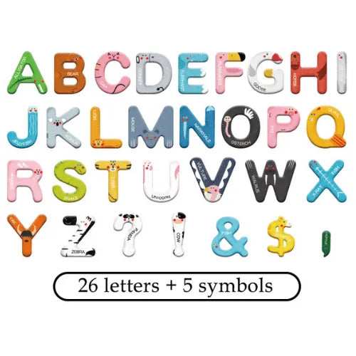 Magnetic Alphabet Book | Kids Montessori Learning Spelling Word Building Toy