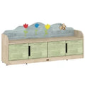 Haya Dozza Storage Bench | Kids Wooden 2-Compartment Storage Seating Bench