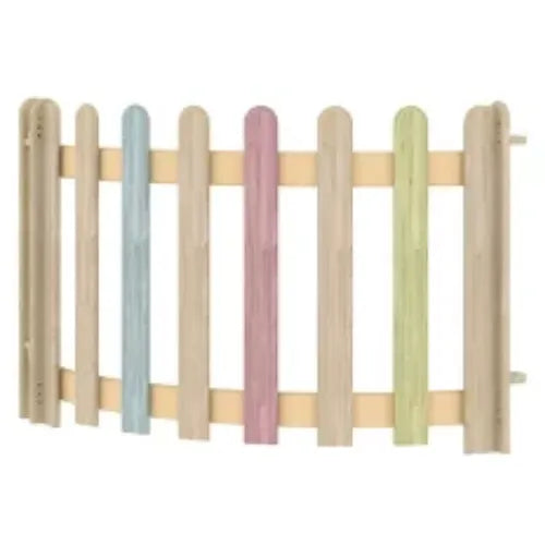 Haya Curve Fence | Wooden Safety Play Fence for Kids Indoor & Outdoor Use