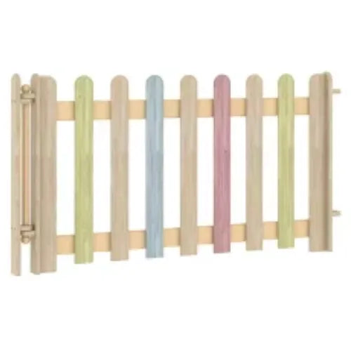 Haya Straight Fence | Wooden Kids Safety Fence Custom Color Play Barrier