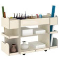 Art Trolley | 3-Tier Classroom Storage & Art Supply Organizer for Kids