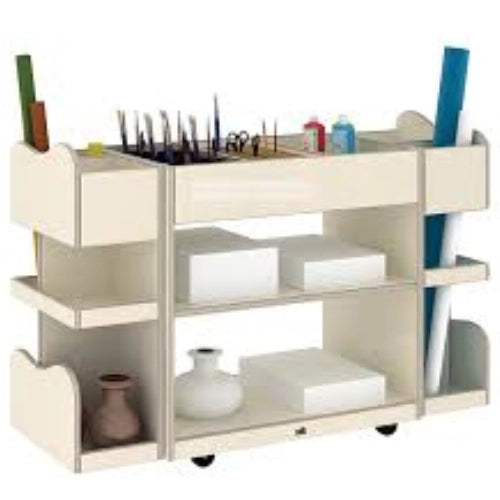 Art Trolley | 3-Tier Classroom Storage & Art Supply Organizer for Kids
