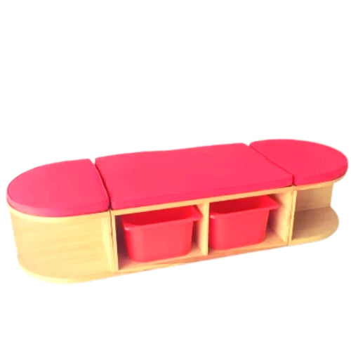 Zahra Kids Seating & Storage Unit | Multi-Purpose Mobile Classroom Furniture