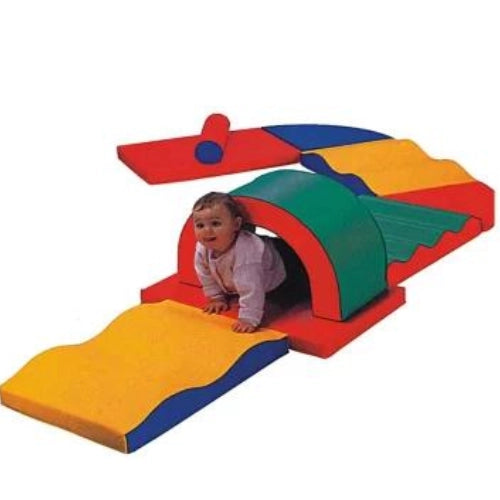 Mini Soft Play Equipment for Toddlers | Soft Dice & Fruit Cushions Set