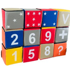 Soft Blocks Numbers Set of 12 | Kids Educational Soft Dice Learning Set