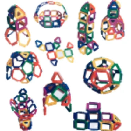 Comby Shape Manipulative 92 PCS | Interlocking STEM Building & Fine Motor Skills Toy