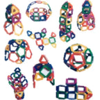 Comby Shape Manipulative 92 PCS | Interlocking STEM Building & Fine Motor Skills Toy