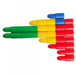 Bullets Manipulatives 100 PCS | Interlocking STEM Fine Motor Skills Building Toy