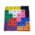 Unifix Blocks Kit 100 Pcs | Kids Linking Cubes Math Learning Toy with Activity Cards