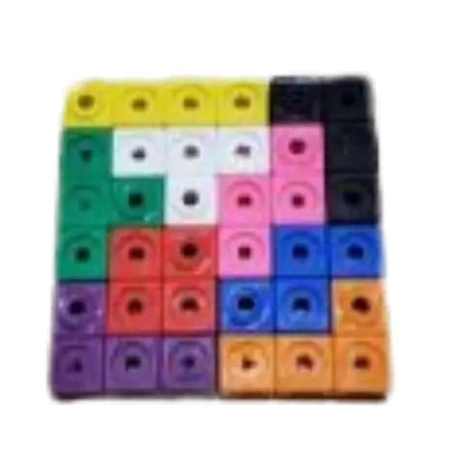Unifix Blocks Kit 100 Pcs | Kids Linking Cubes Math Learning Toy with Activity Cards