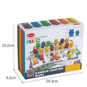 Rainbow Counting Bears with Sorting Cups | STEM Math & Color Learning Toy Set