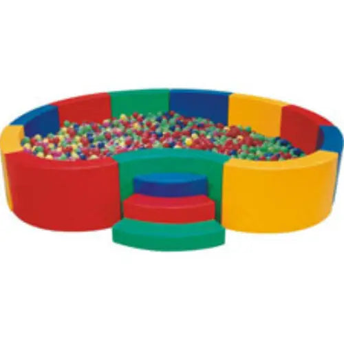 Round Commercial Ball Pit Unit | Indoor Kids Play Area (Without Balls)