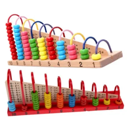 Small Abacus for Kids | Wooden Math Learning Counting Toy