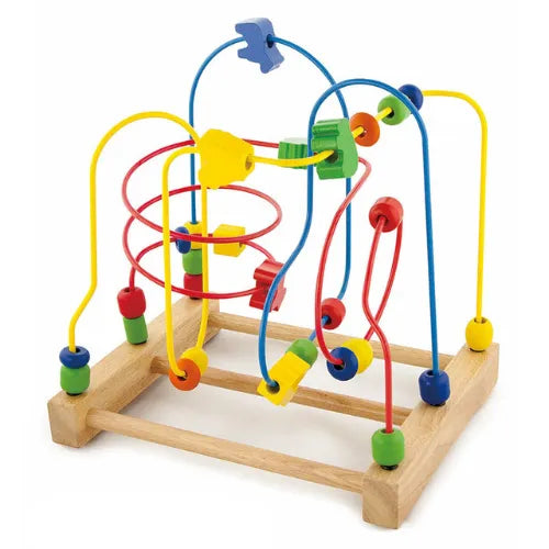 Wooden Farm Bead Maze | Educational Toddler Motor Skills Learning Toy