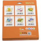 Shape Block Puzzle Hippo | Wooden 4 Piece Puzzle for Kids 18+ Months