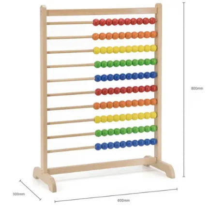 Giant Standing Abacus | Kids Wooden Montessori Math Learning Educational Toy