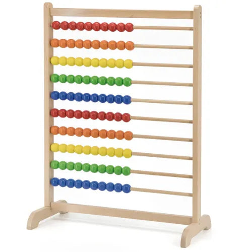 Giant Standing Abacus | Kids Wooden Montessori Math Learning Educational Toy