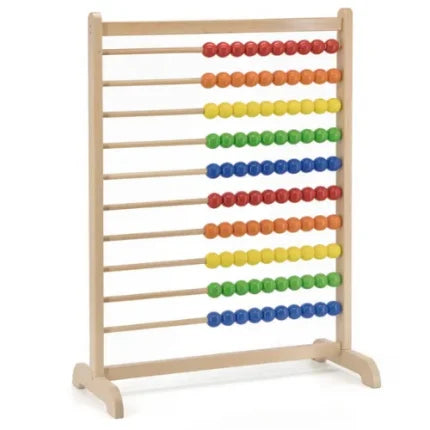 Giant Standing Abacus | Kids Wooden Montessori Math Learning Educational Toy