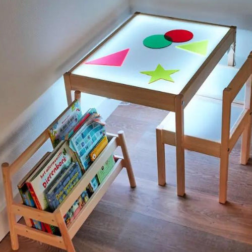 Children’s Sensory Light Table | Kids LED Wooden Activity Learning Table