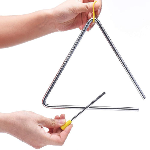 Triangle Musical Instrument Set (2 PCS) | Kids Percussion Music Learning Toy