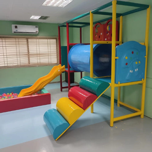 Ball Pit Unit with Slide & Climber | Kids Soft Play Activity Set