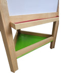 3 Sided Easel Stand | Wooden Colorful Kids Art Easel for Drawing & Learning