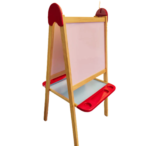 2 Sided Easel Stand | Wooden Double-Sided Kids Art Easel for Drawing & Learning
