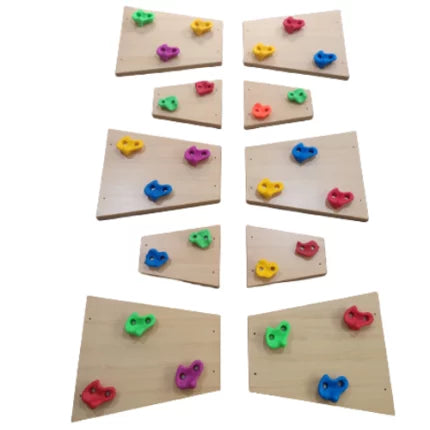 Climbing Stone Wall Panels | Kids Indoor Climbing Activity Set 8 Panels