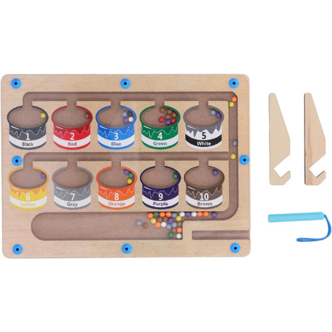 Magnetic Color and Number Maze