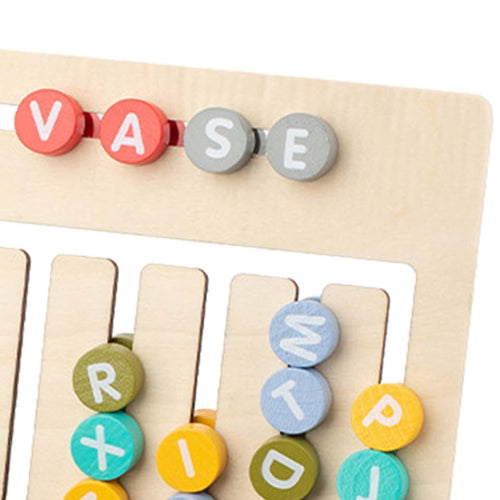 6 Color Position Walking Game | Kids Wooden Maze & Alphabet Learning Toy