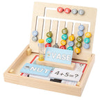 6 Color Position Walking Game | Kids Wooden Maze & Alphabet Learning Toy