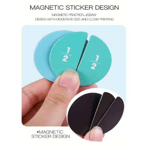 Fraction Toy Math Learning Tools with Magnet