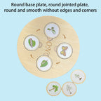 Life Cycle Puzzle Board | Kids Wooden Educational Biology Learning Puzzle Toy