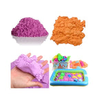 Wooden Space Sand Table with 2kg Kinetic Sand | Kids Sensory Play Table