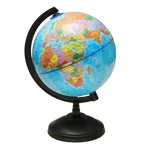 World Globe for Kids | Illuminated Educational Globe with Landmarks & Animals
