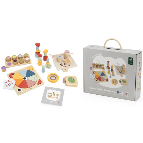 Grow With Me Free Spirits Box (3+ Years) | Montessori Sensory & Cognitive Learning Toy Set