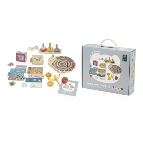 Grow With Me Little Thinkers Box (24–36 Months) | Montessori Educational Learning Toy Set