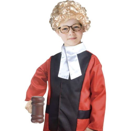 Judge Costume for Kids | Courtroom Role Play Dress-Up Set