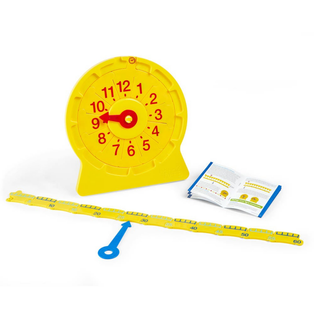 24-Hour Number Line Clock | Educational Teaching Clock for Kids Time Learning STEM Toy