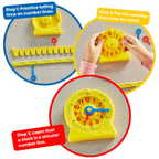 24-Hour Number Line Clock | Educational Teaching Clock for Kids Time Learning STEM Toy