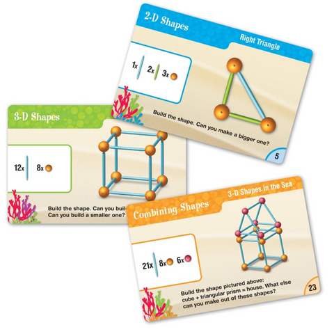 Dive into Shapes! A Sea & Build Geometry Set