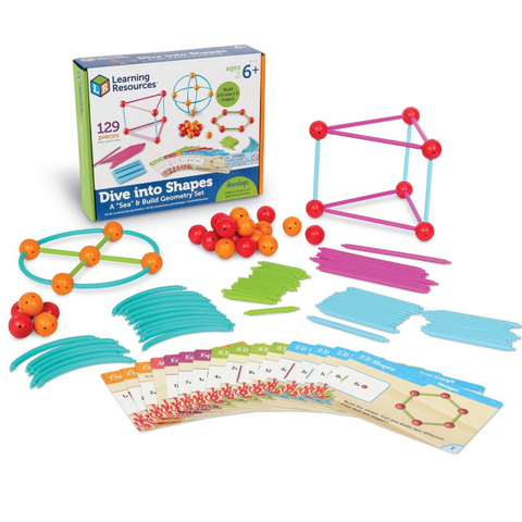 Dive into Shapes! A Sea & Build Geometry Set