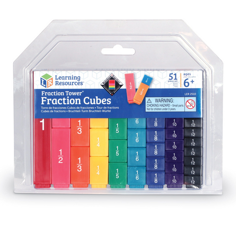 Equivalency Cubes Fraction Tower