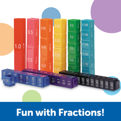 Equivalency Cubes Fraction Tower