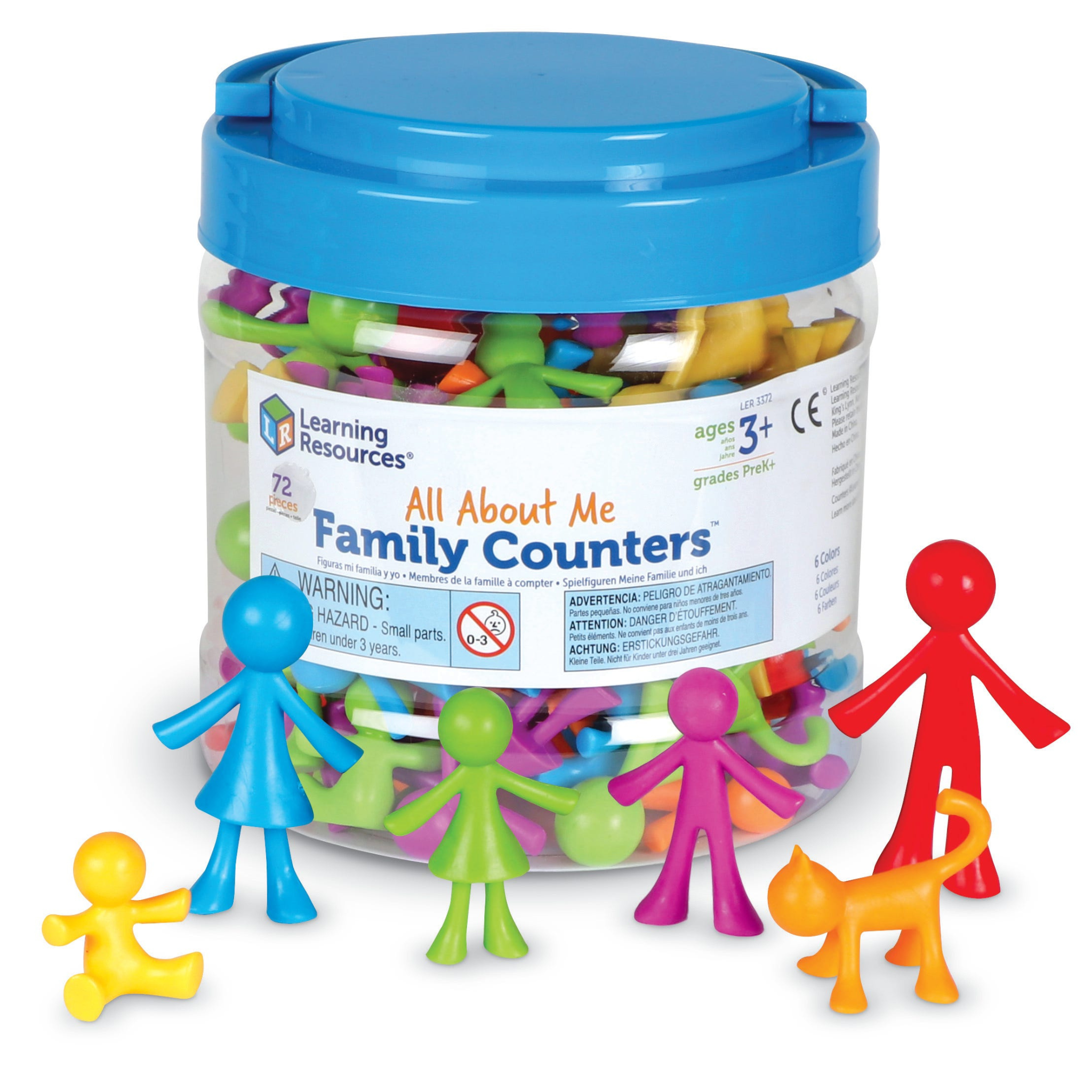 All About Me Family Counters | Educational Math Manipulative Set for Kids STEM Learning Toy
