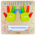 Fingers Counting Board | Educational Math Learning Toy for Kids Counting & Arithmetic STEM Board